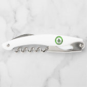 Masonic Corkscrew Green Kurkentrekker (Achterkant)