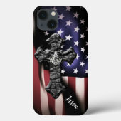 Masonic Cross Case-Mate iPhone Case (Achterkant)