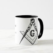 Masonic Cup We controleren niet alles Mok (Voorkant rechts)