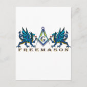 Masonic dragons briefkaart (Voorkant)