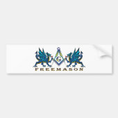Masonic dragons bumpersticker (Voorkant)