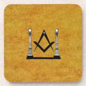 Masonic Drink Onderzetter (Voorkant)