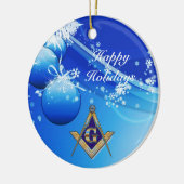 Masonic Emblem personaliseren Keramisch Ornament (Links)