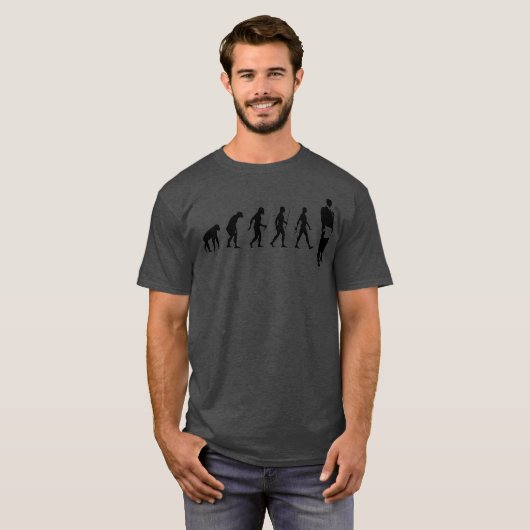 Masonic Evolution Man to Mason Square Compass T-shirt (Voorkant volledig)