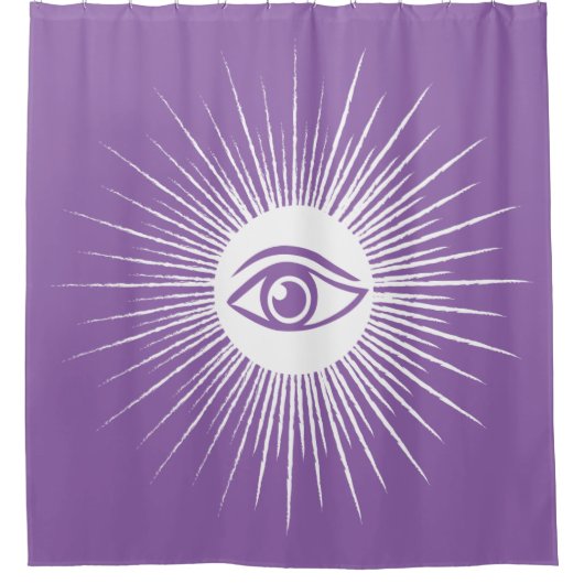 Masonic eye douchegordijn (Voorkant)