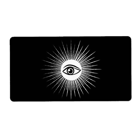 Masonic eye etiket (Voorkant)