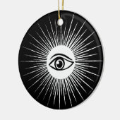 Masonic eye keramisch ornament (Links)