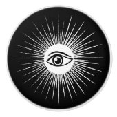 Masonic eye keramische knop (Voorkant)