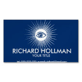 Masonic eye magnetisch visitekaartje (Voorkant)