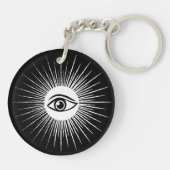 Masonic eye sleutelhanger (Achterkant)