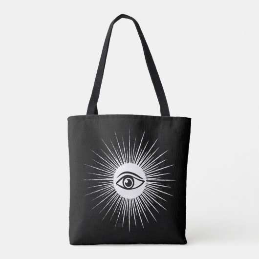 Masonic eye tote bag (Achterkant)