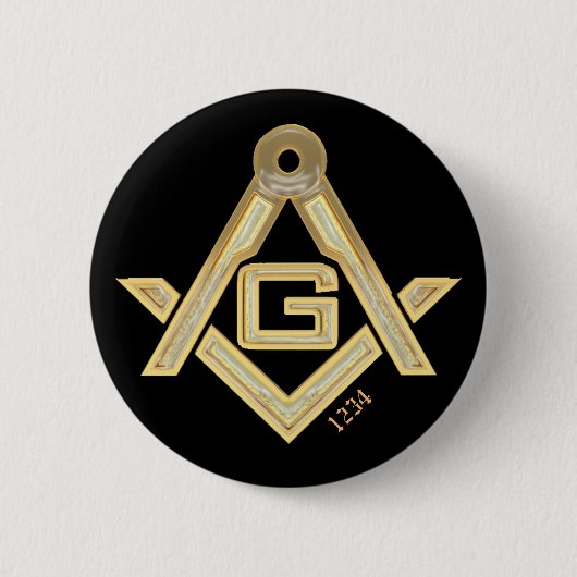 Masonic EyeSS Ronde Button 5,7 Cm (Voorkant)