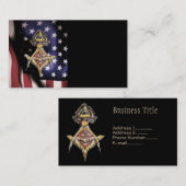 Masonic EyeSs Visitekaartje (Voorkant / Achterkant)