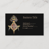 Masonic EyeSs Visitekaartje (Achterkant)