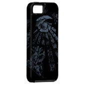 Masonic Fantasy blauw Case-Mate iPhone Case (Back/Rechts)