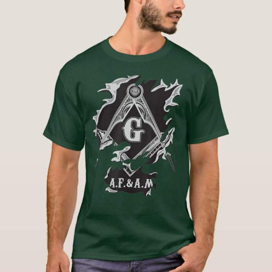 Masonic Fathers, vrij van masoons en geaccepteerd T-shirt (Voorkant)