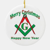Masonic Feestdagen Ornament (Achterkant)