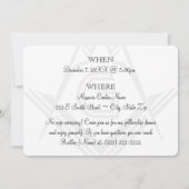 Masonic Fellowship Dinner uitnodiging - Vrijmetsel (Achterkant)