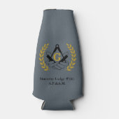 Masonic fles gezellig flesjeskoeler (Voorkant)