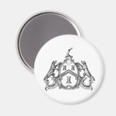Masonic Freemason Freemasonry Mason Masonry Magneet (Voorkant / Achterkant)