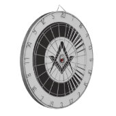 Masonic, Freemason, Masons Dartbord (Voorkant Links)
