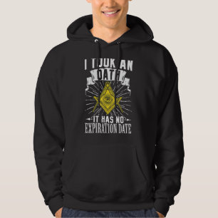 Masonic Freemasonry Fraternal Square Compass I Ook Hoodie