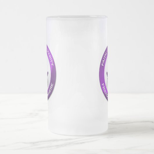 Masonic Frosted Mok Paarse (Center)