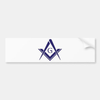 Masonic "G"-producten Bumpersticker