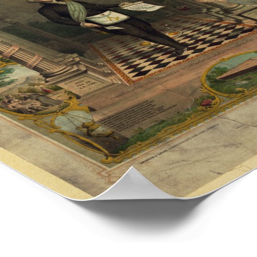 Masonic George Washington Poster (Hoek)