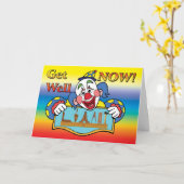 Masonic Get Well Kaart (Gele Bloem)