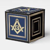 Masonic Golden Rush Bedankdoosjes (Voorkant Zijde)