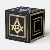 Masonic Golden Rush Bedankdoosjes (Achterkant)
