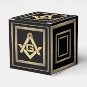 Masonic Golden Rush Bedankdoosjes (Voorkant Zijde)