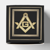 Masonic Golden Rush Bedankdoosjes (Bovenkant)