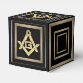 Masonic Golden Rush Bedankdoosjes (Achterkant)