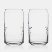 Masonic Golden Rush Blikvorm Glas (Rechts)