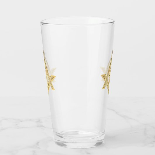 Masonic Golden Rush Glas (Links)