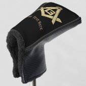 Masonic Golden Rush Golfheadcover (3/4 voorkant)