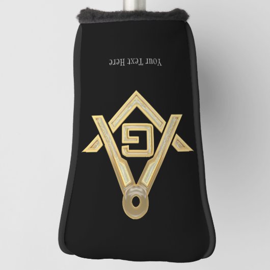 Masonic Golden Rush Golfheadcover (Draai 90)