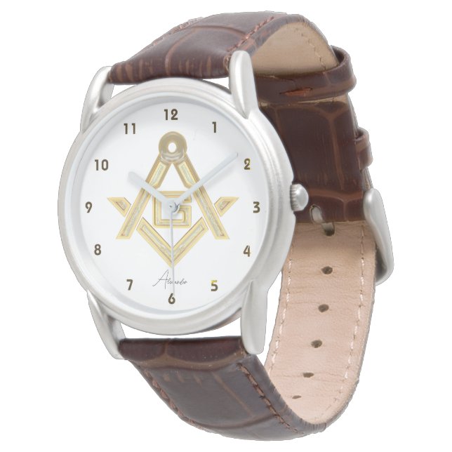 Masonic Golden Rush Horloge (Gekanteld)