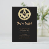 Masonic Golden Rush Kaart (Staand voorkant)