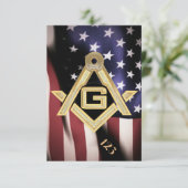 Masonic Golden Rush Kaart (Staand voorkant)