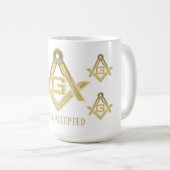 Masonic Golden Rush Koffiemok (Voorkant rechts)