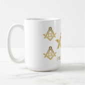 Masonic Golden Rush Koffiemok (Links)