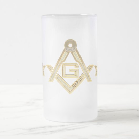 Masonic Golden Rush Matglas Bierpul (Center)