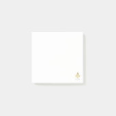 Masonic Golden Rush Post-it® Notes (Voorkant)