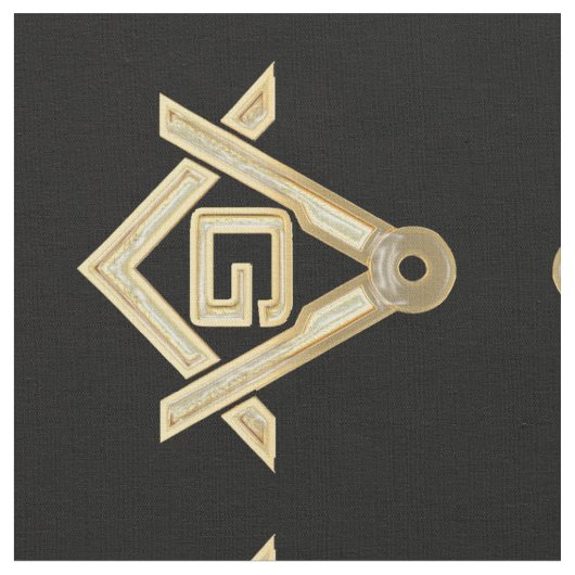 Masonic Golden Rush Stof (Close Up)