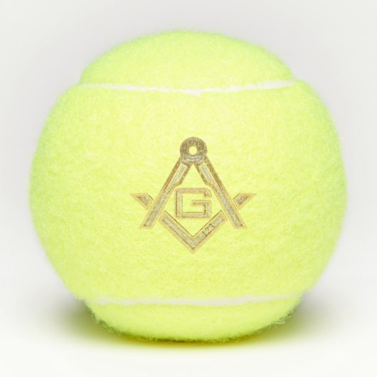 Masonic Golden Rush Tennisballen (Voorkant)