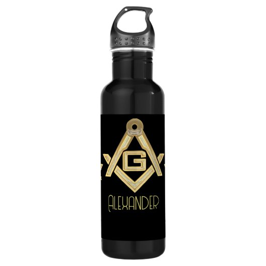 Masonic Golden Rush Waterfles (Voorkant)