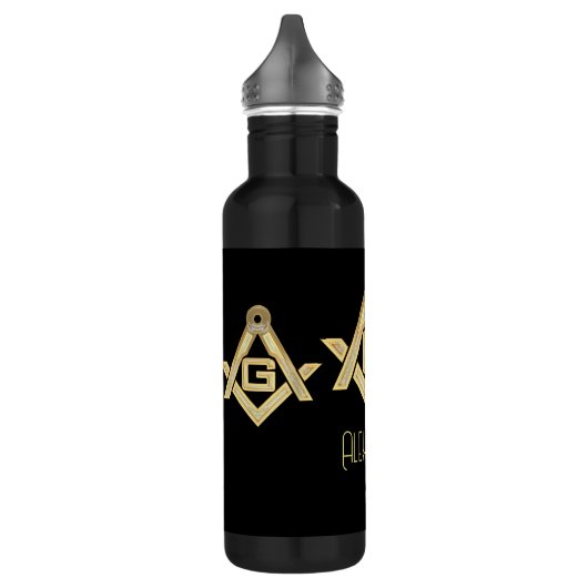 Masonic Golden Rush Waterfles (Links)